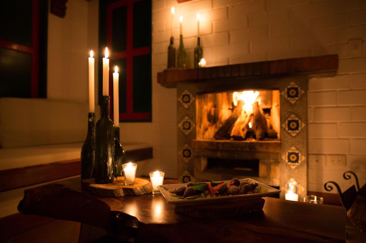 Termales El Otono Hotel La Enea Exterior photo The fireplace at the restaurant